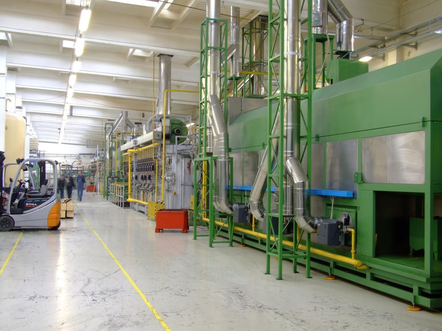 La maquinaria industrial